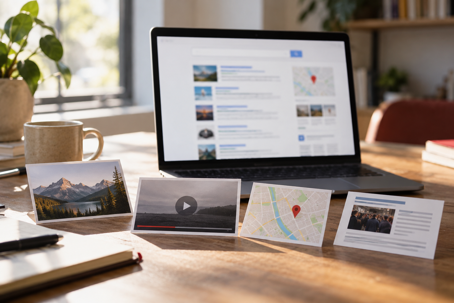 Redaktionelle Aufnahme zum Google-Update: Universal Search: Die Ergebnisse werden vielfältiger