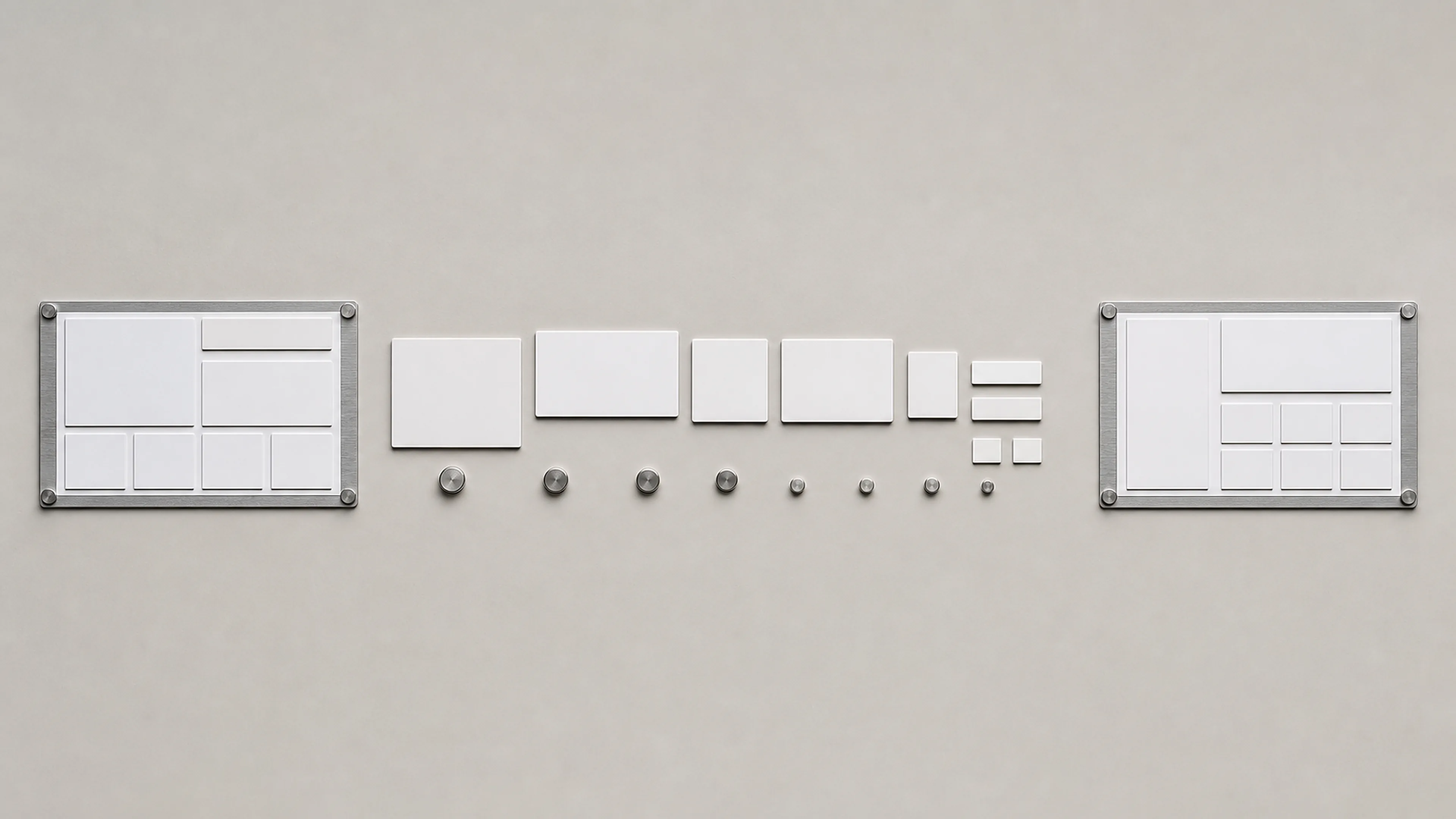 Wiederverwendbare Inhaltsbausteine verbinden zwei modular aufgebaute Webseitenmodelle