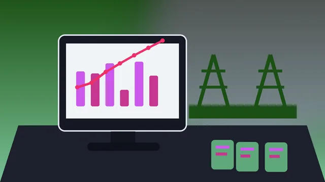 Individuelle SEO-Illustration für Unternehmen in Hagen mit Industriekulisse am Rand des Sauerlands und Analyse-Dashboard