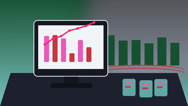 Individuelle SEO-Illustration für Unternehmen in Lünen mit Lippe und Seepark-Silhouette und Analyse-Dashboard