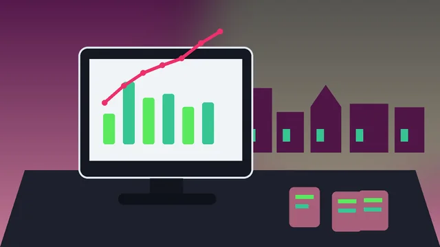 Individuelle SEO-Illustration für Unternehmen in Trier mit Porta Nigra und Mosel und Analyse-Dashboard