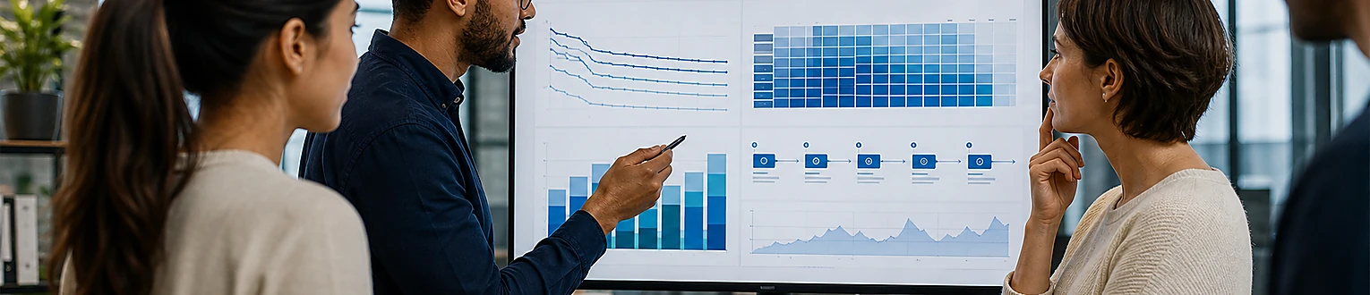 Produktteam analysiert die wiederkehrende Nutzung zentraler Funktionen in der Adoption Stage
