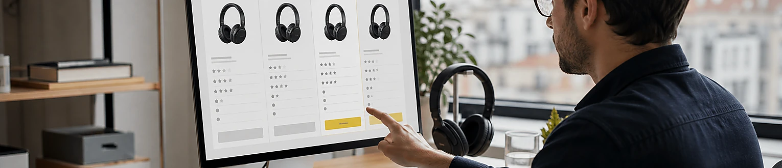 Redakteurin kennzeichnet einen kommerziellen Affiliate-Link klar und unmittelbar beim Inhalt