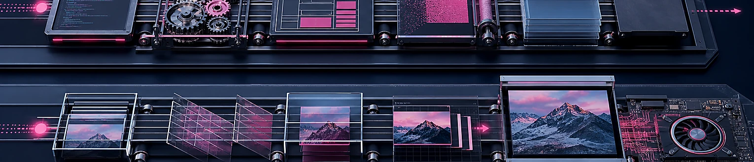 Eine ausgelastete Hauptspur für Skript, Layout und Paint läuft parallel zu einer flüssigen Compositor-Spur für Ebenen, Scrolling und Frames