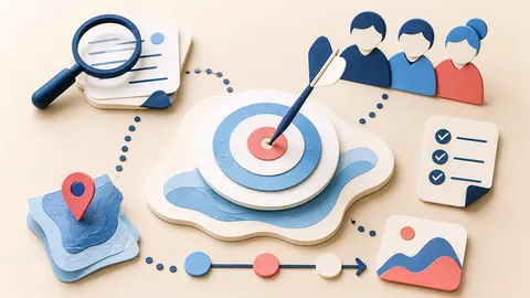 Helle Papercraft-Illustration zum Ratgeber GEO-Tests belastbar aufsetzen