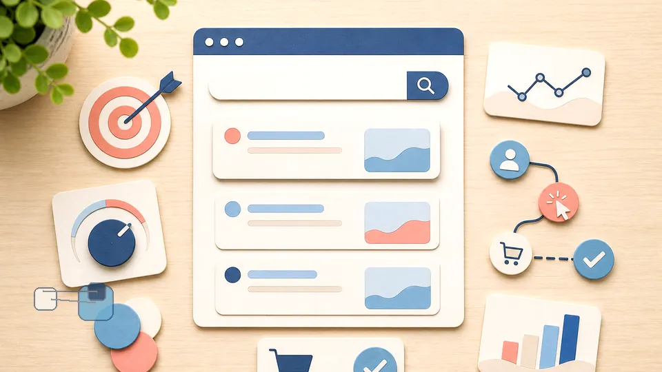 Helle Papercraft-Illustration zum Ratgeber Google Ads API einsetzen