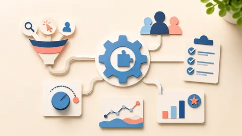 Helle Papercraft-Illustration zum Ratgeber Google Ads API einsetzen
