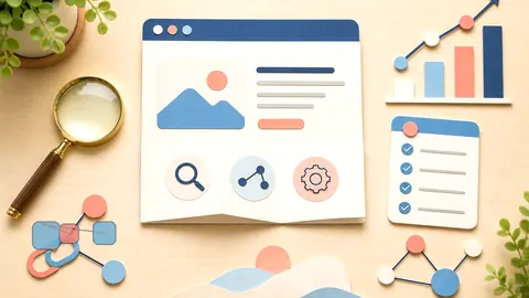 Helle Papercraft-Illustration zum Ratgeber Server-Logfiles für SEO auswerten