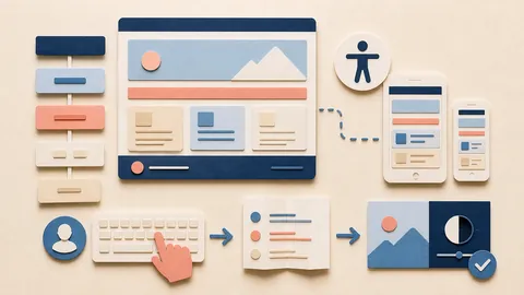 Helle Papercraft-Illustration zum Ratgeber Semantisches HTML nutzen