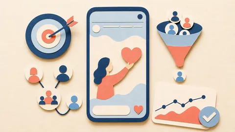Helle Papercraft-Illustration zum Ratgeber Instagram Stories mit Mehrwert