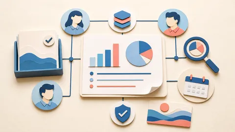 Helle Papercraft-Illustration zum Ratgeber Statistiken mit Kontext publizieren